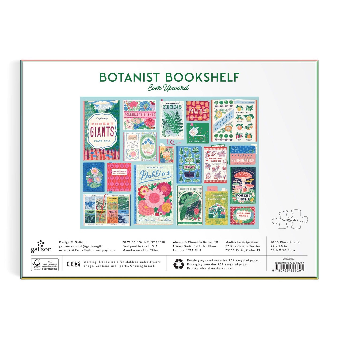 Ever Upward Botanist Bookshelf