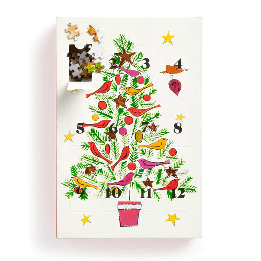 christmas puzzle advent calendar - andy warhol