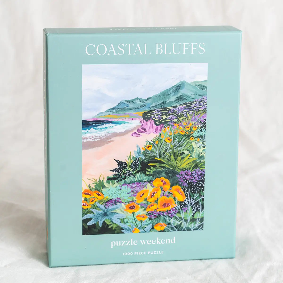 Coastal Bluffs 1000 Piece Puzzle by Sarah Gesek • Puzzle Weekend
