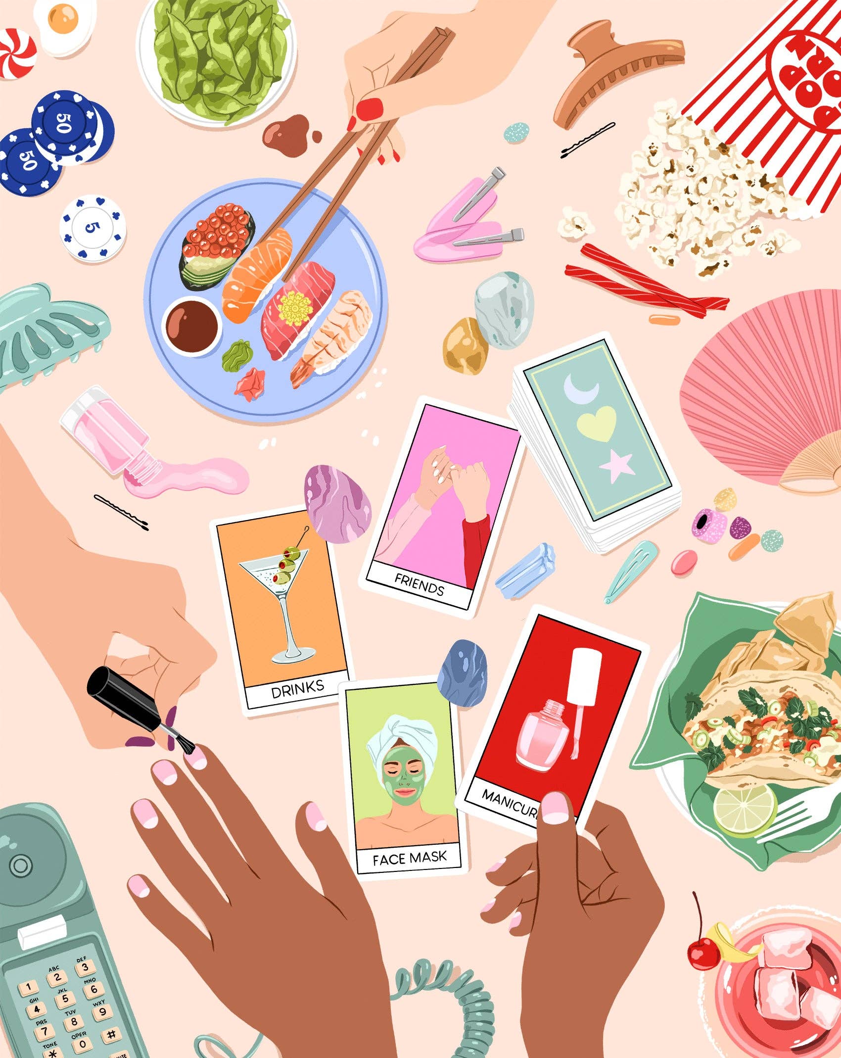 Girls Night Ana Hard Puzzle - Jiggy Puzzles