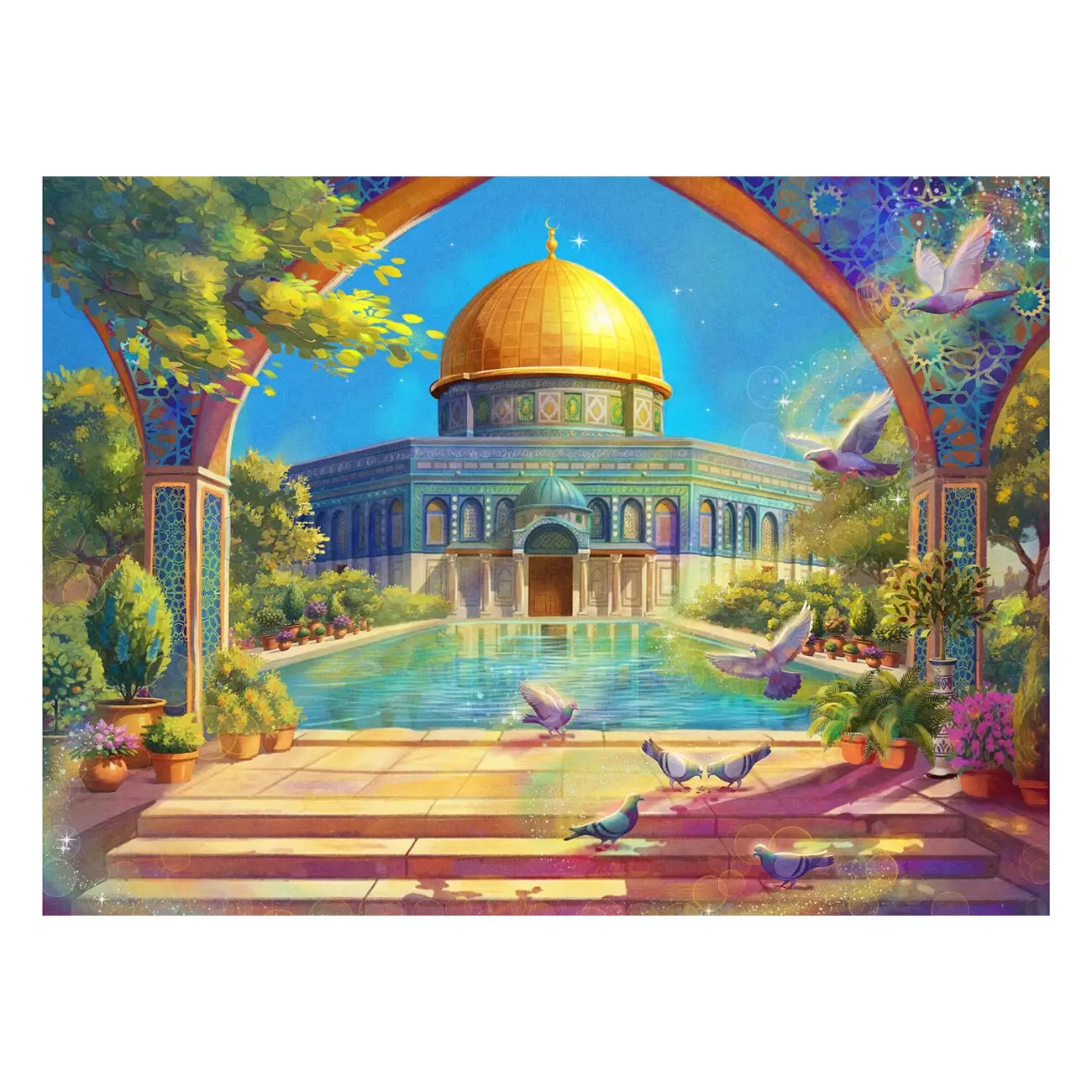 Golden Dome Puzzle by Ola El-Metwally for Laila Luxury Puzzles