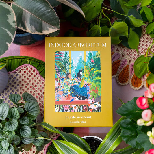 Indoor Arboretum 500 Piece Puzzle by Rafaela Mascaro of Studio Grand-Père