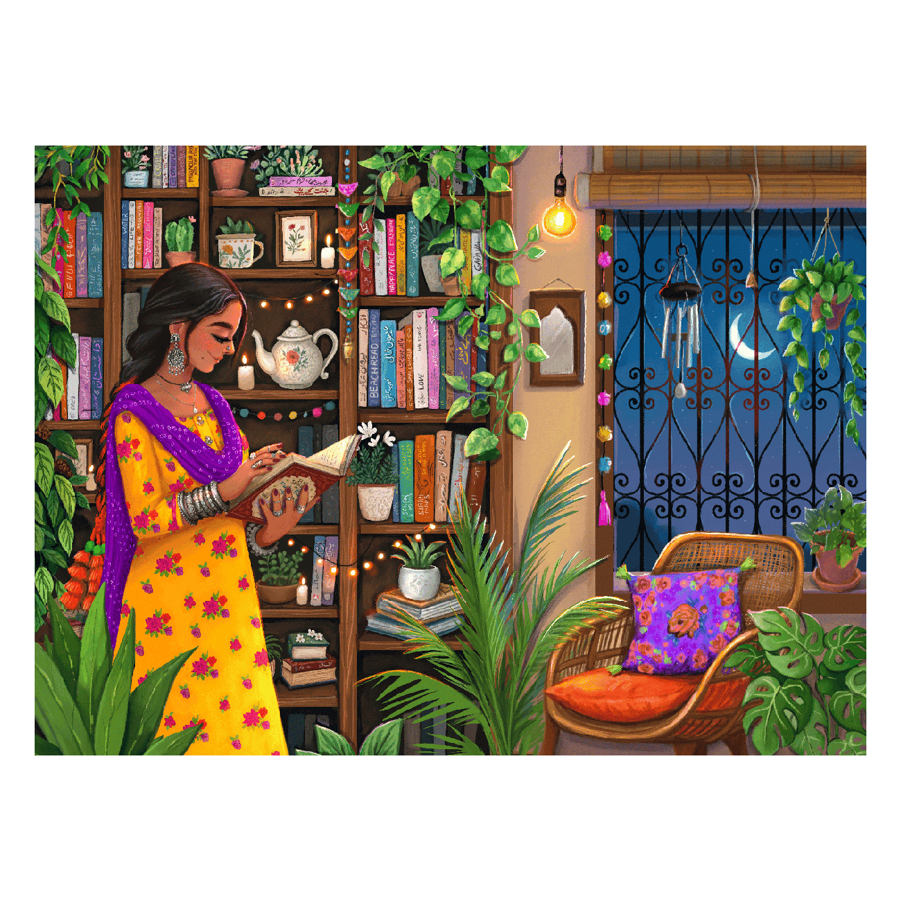 Thousand Tales 500 Piece Jigsaw Puzzle by Laila Luxury Puzzles