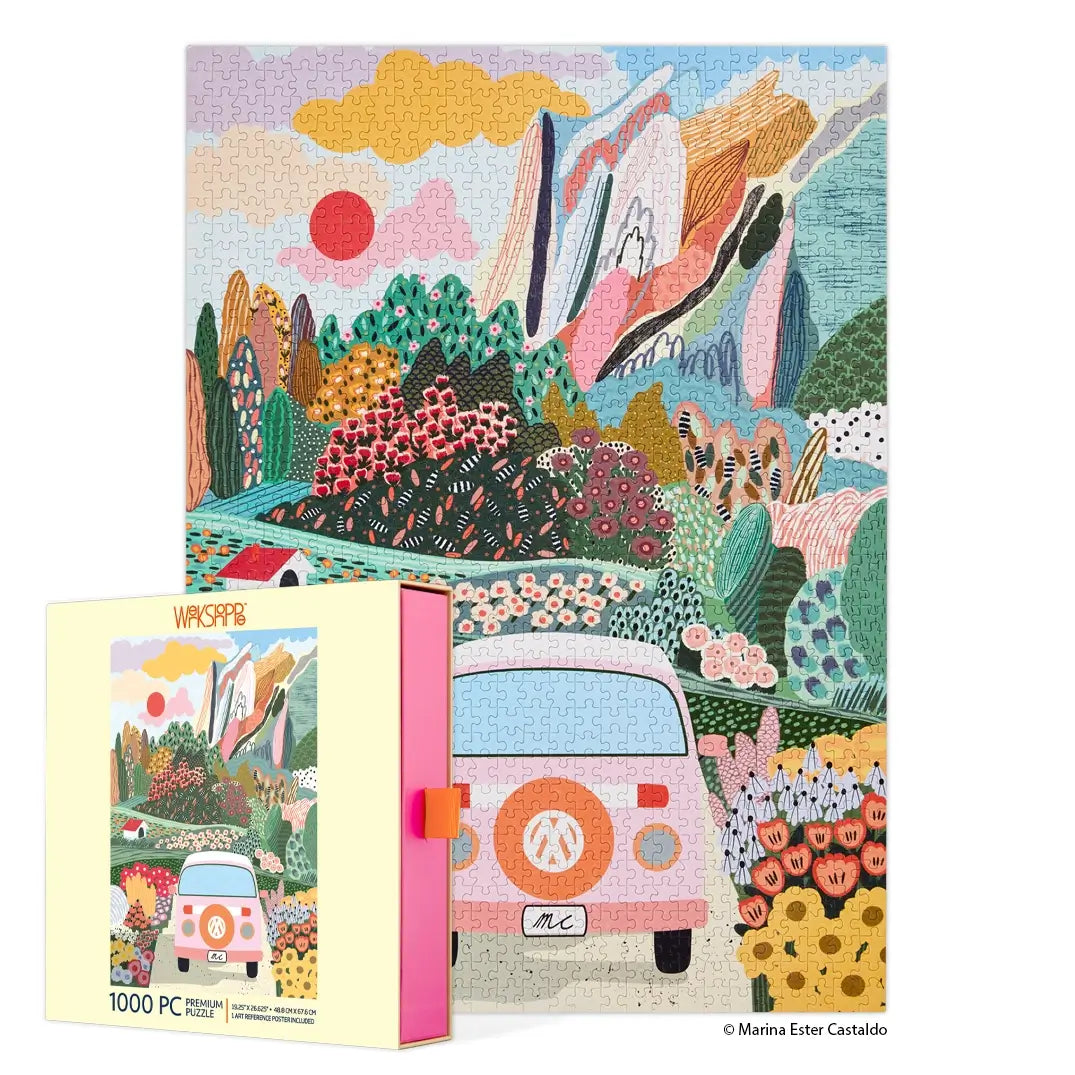 Road Trip 1000 Piece Puzzle by WerkShoppe • Puzzle Weekend