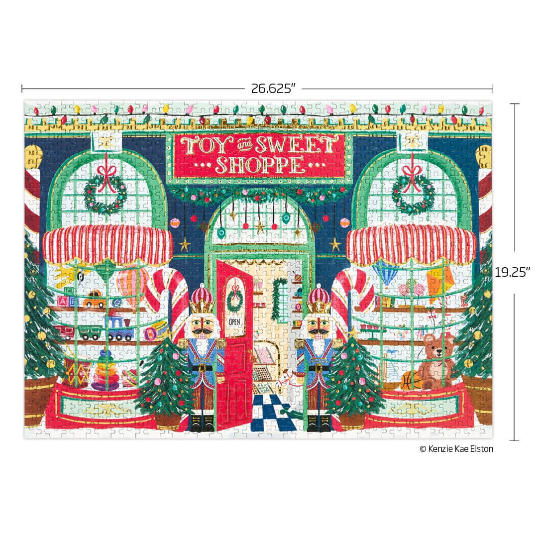 WerkShoppe Toy & Sweet Shoppe Christmas Puzzle