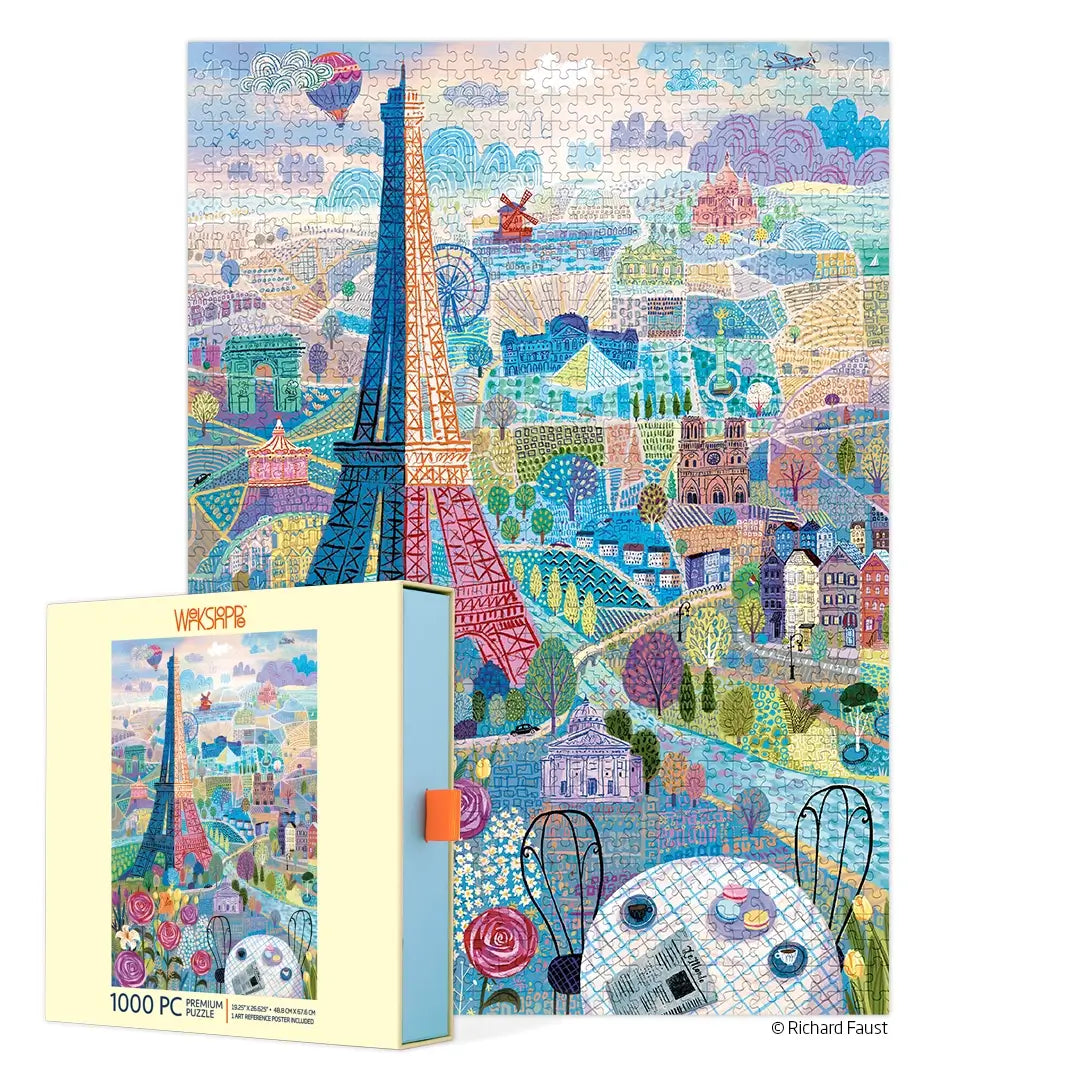 werkshoppe 1000 piece paris jigsaw puzzle