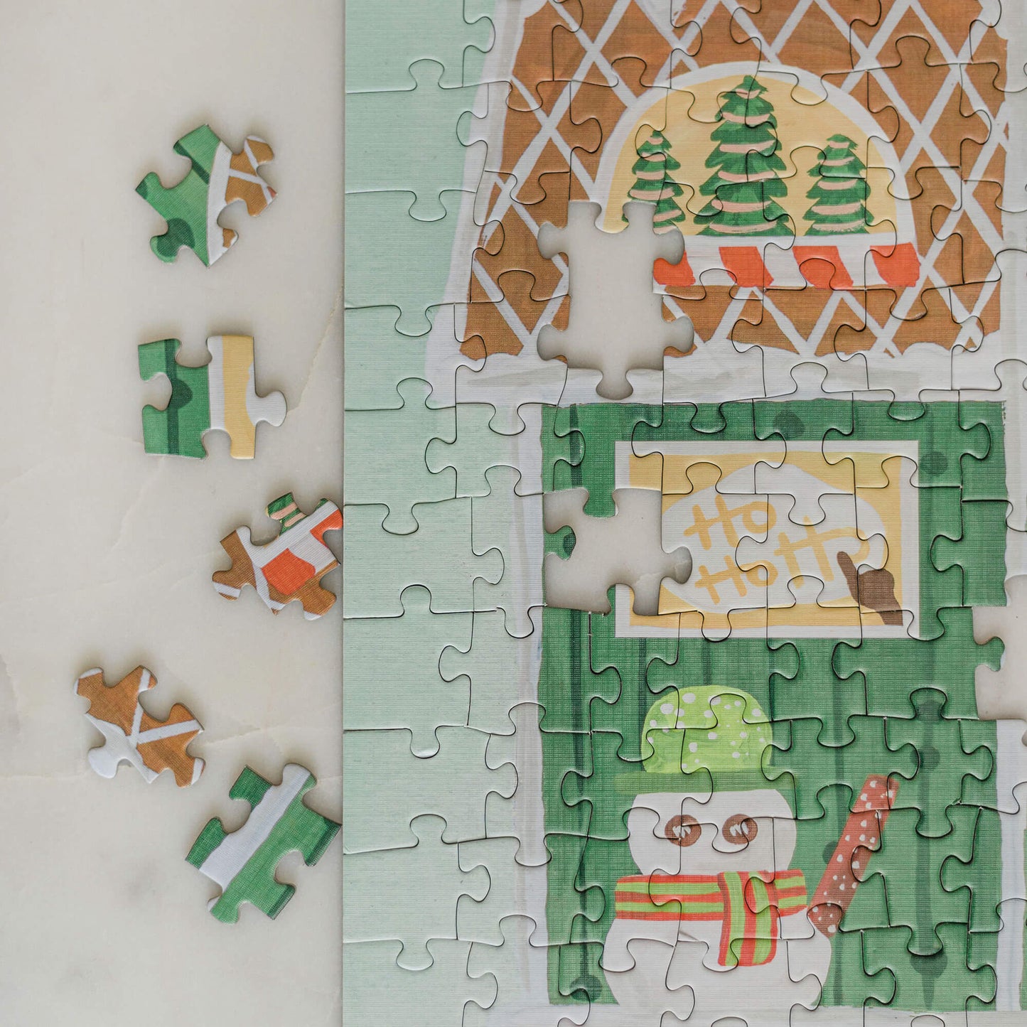 1canoe2 gingerbread christmas puzzle