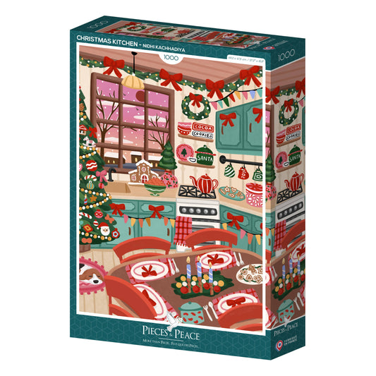 christmas kitchen 1000 piece puzzle