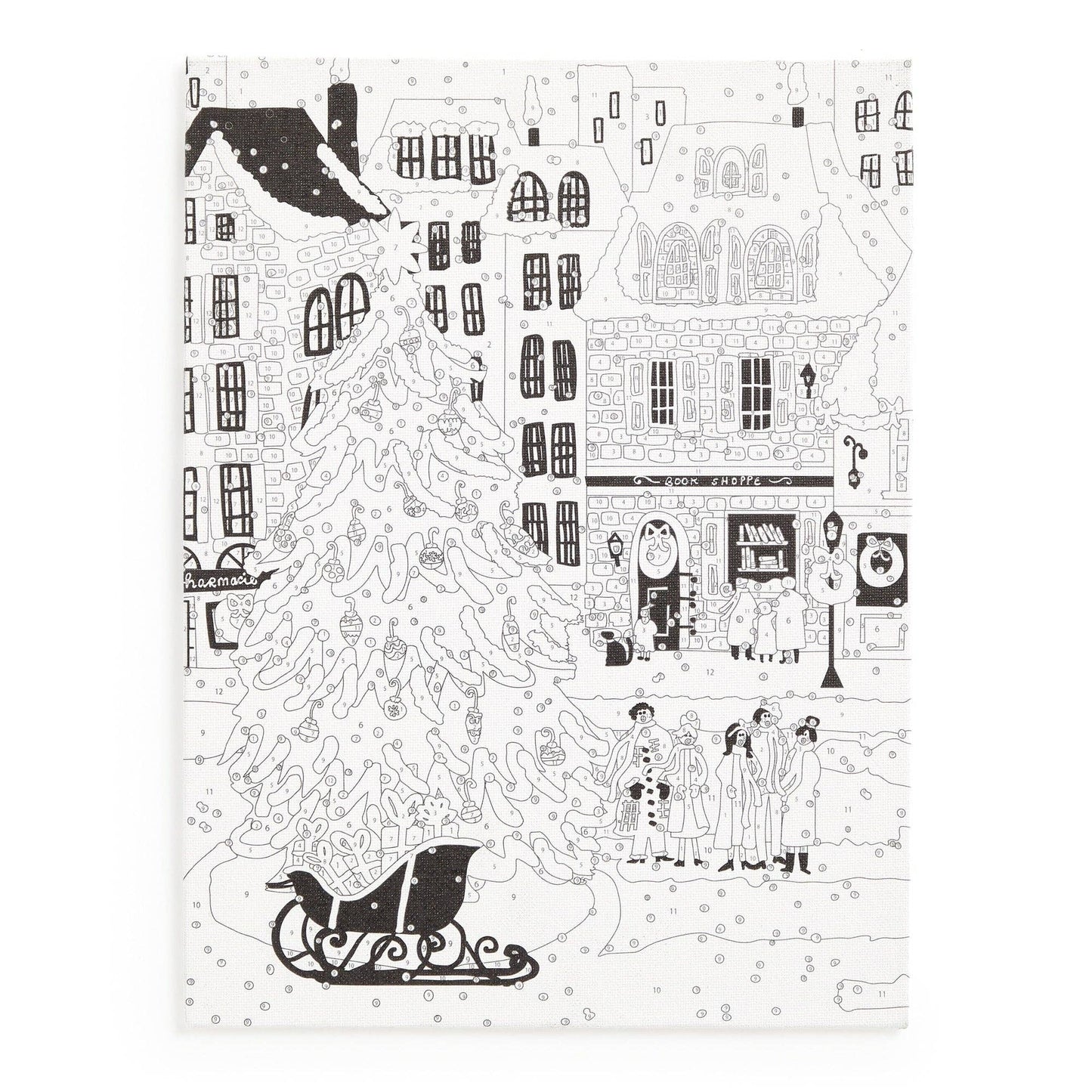 Joy Laforme Christmas Square Paint by Number Kit