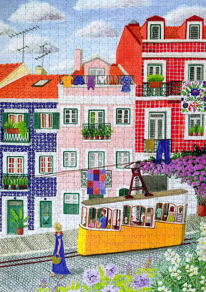 Lisbon 1000 Piece Jigsaw Puzzle by Piecely
