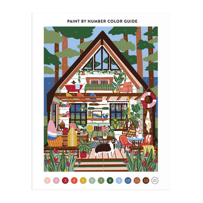 Surf Shack Hideaway Paint By Number Kit