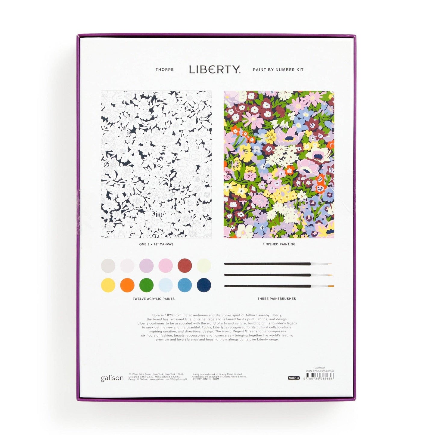 Liberty Thorpe Paint by Number Kit