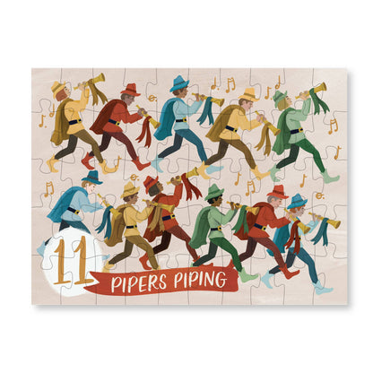 12 Days of Christmas • Set of 12 50-Piece Puzzles