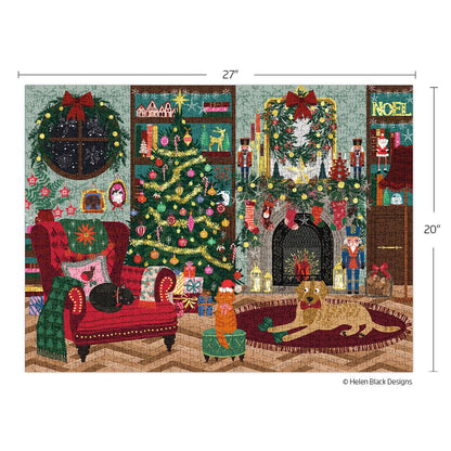 Festive Family Room