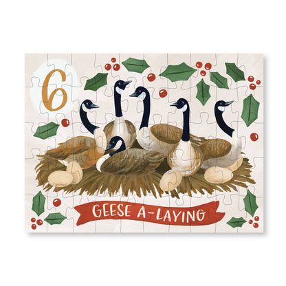 12 Days of Christmas • Set of 12 50-Piece Puzzles