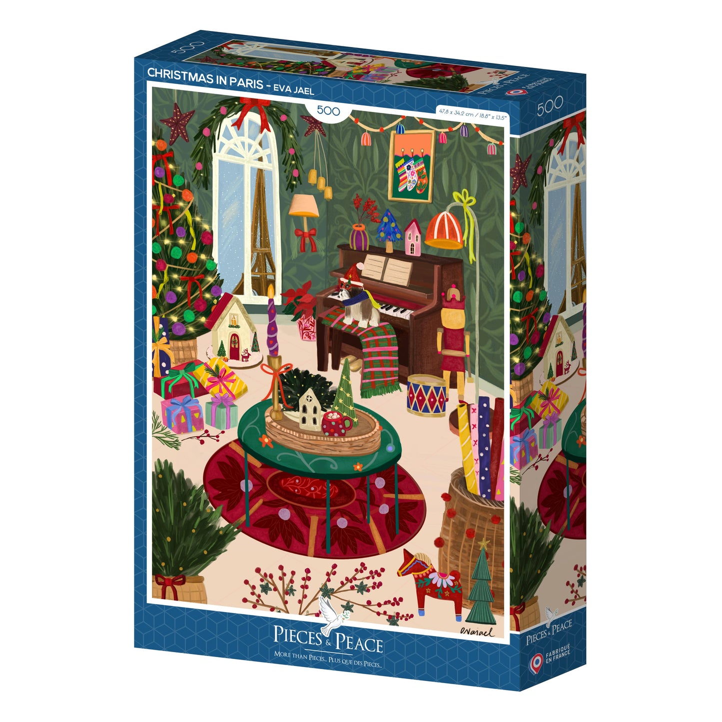 Christmas in Paris 500 Piece Puzzle