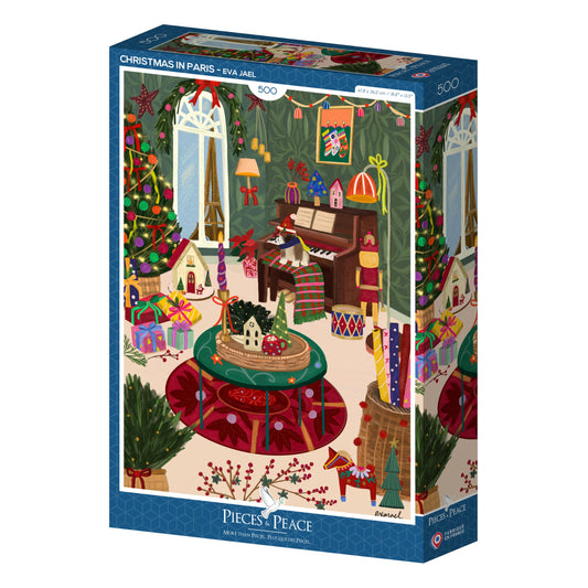 Christmas in Paris 500 Piece Puzzle
