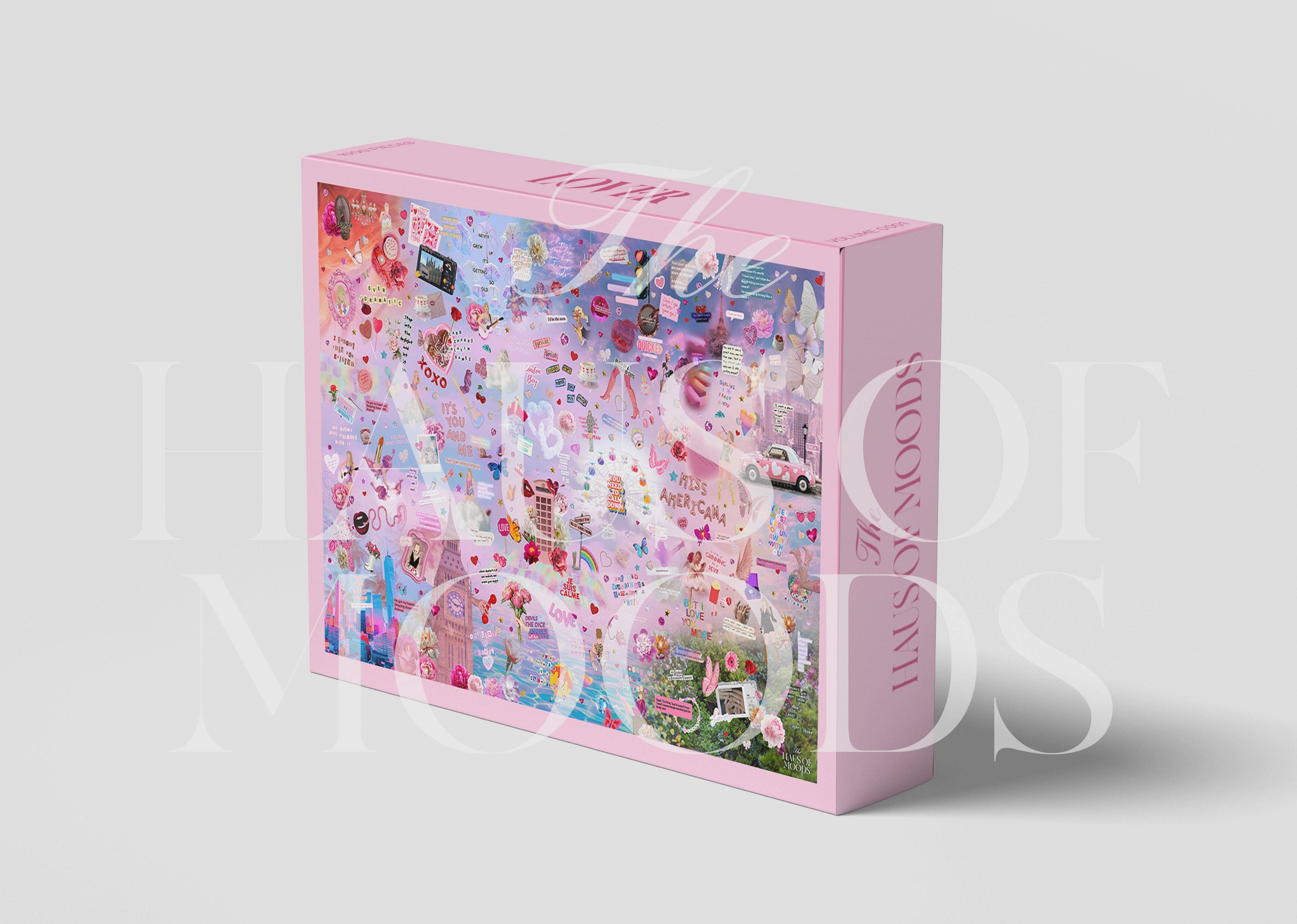 Taylor Swift 4枚セット Taylor Swift Lover Era Lyrics & Easter Eggs Jigsaw Puzzle • Haus