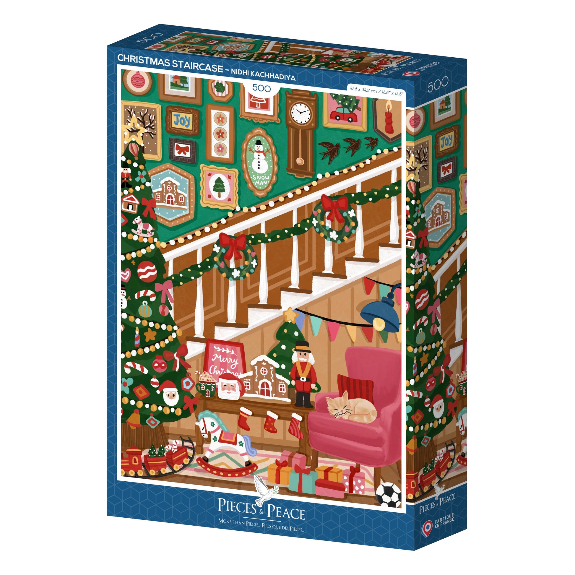 Christmas Staircase 500 piece christmas puzzle