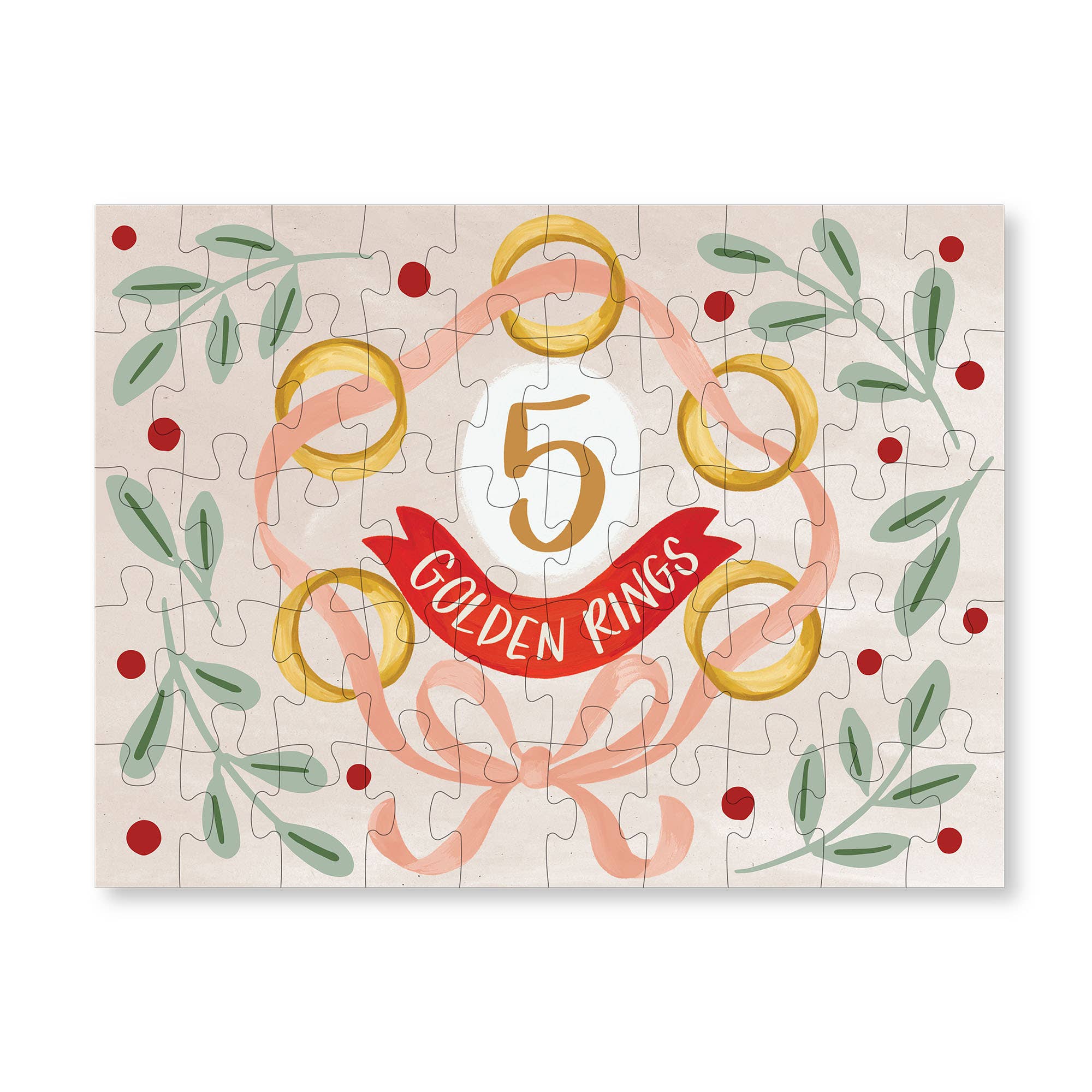 ４×４ＭＡＧＡＡＺＩＮＥ1985年1月～1２月　1２冊セット 12 Days of Christmas • Set of 12 50-Piece Puzzles