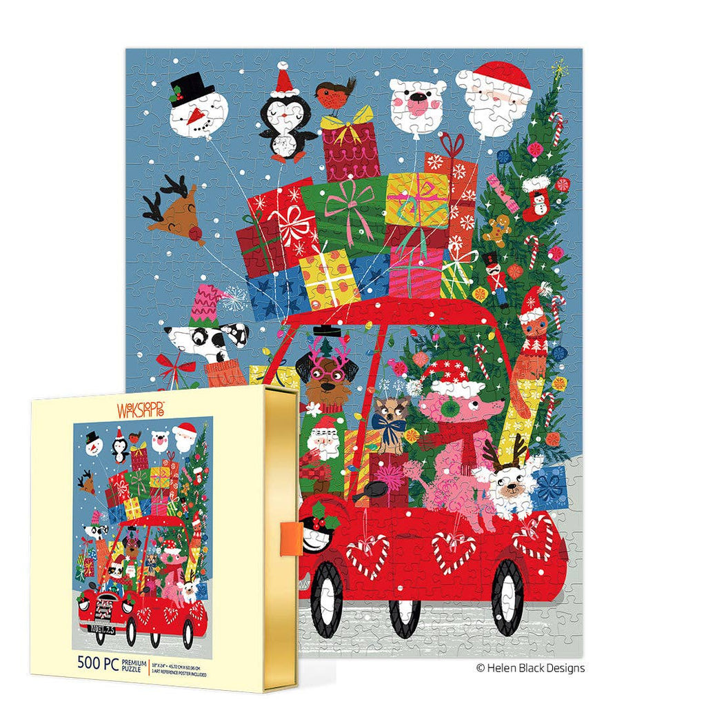 Festive Fun Car 500 Piece Christmas Puzzle from WerkShoppe