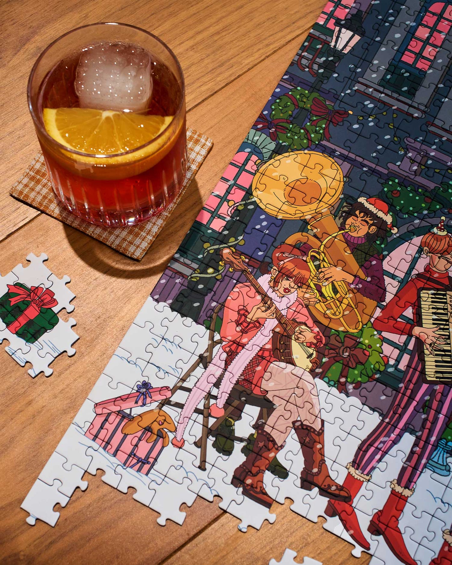 Christmas Carol 1000 Piece Christmas Puzzle by Ordinary Habit