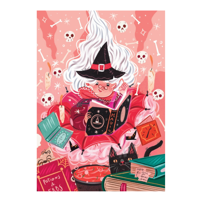 witchcraft trevell halloween 500 piece puzzle