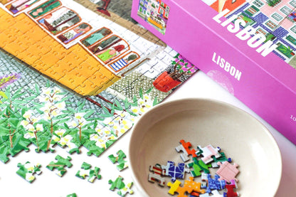 Travel themed jigsaw puzzle by Piecely