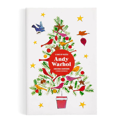 christmas puzzle advent calendar - andy warhol