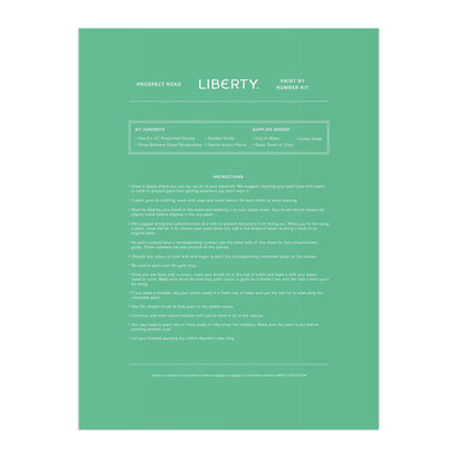 Liberty Prospect Road Paint by Number Kit