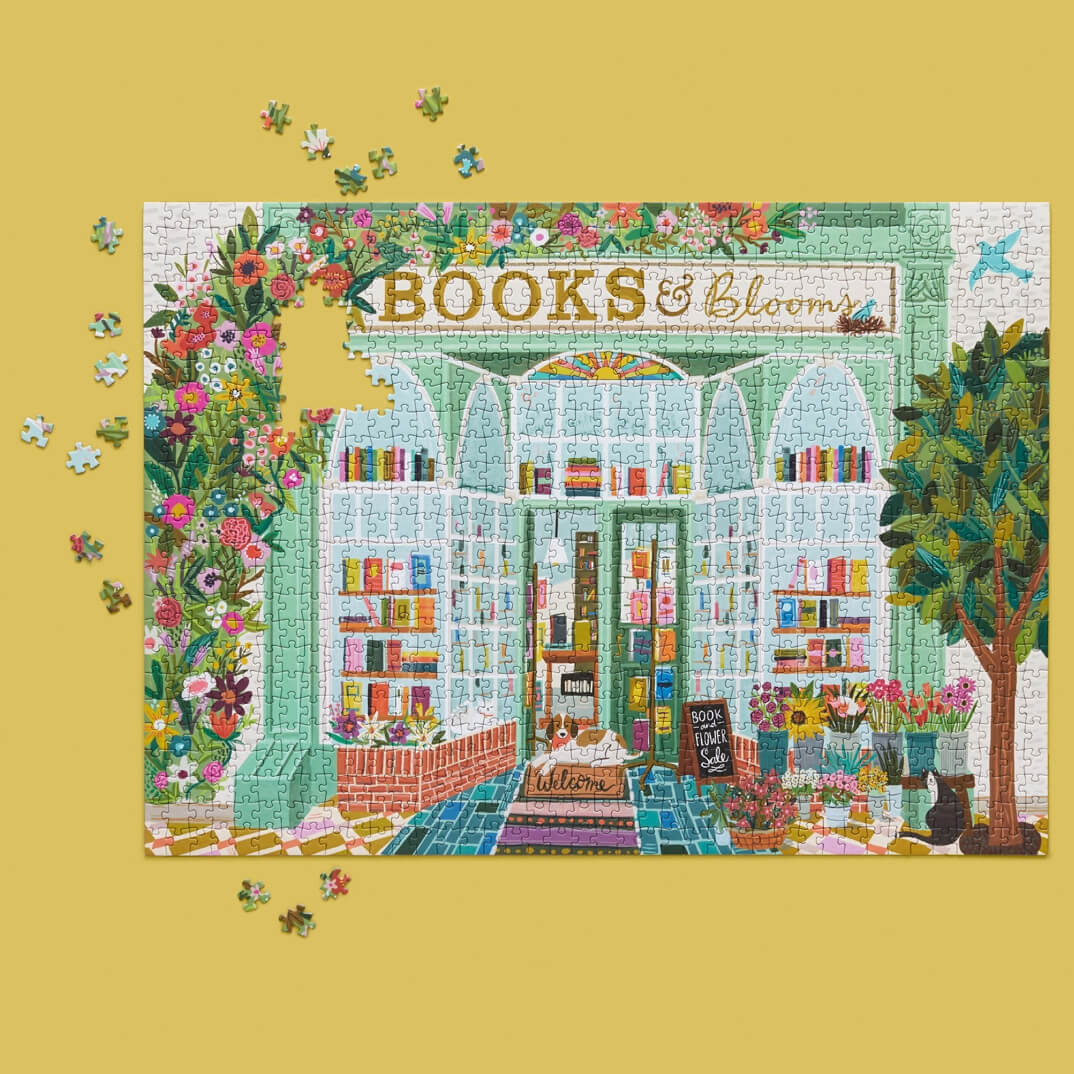Werkshoppe Books & Blooms Puzzle