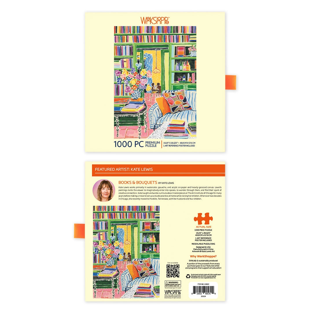 Books & Bouquets Werkshoppe Puzzle by Kate Lewis