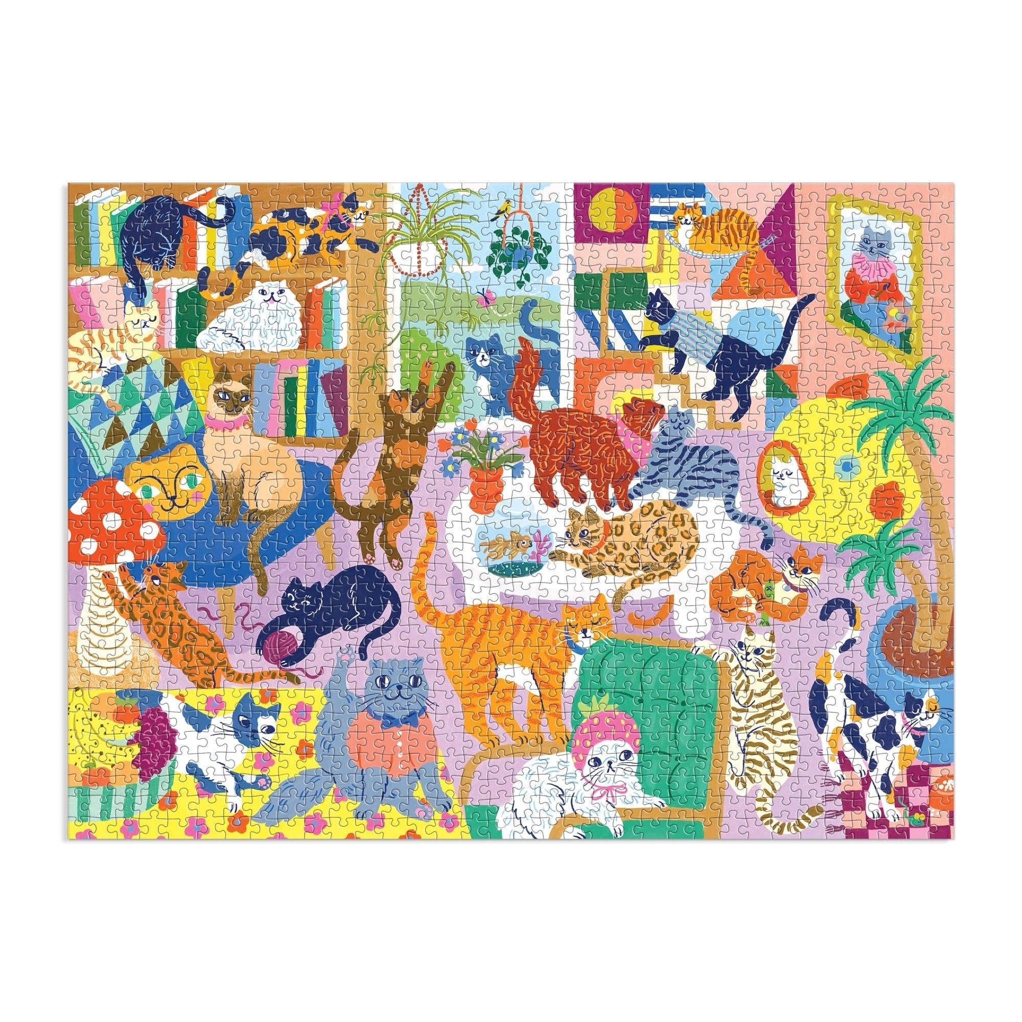 Cozy Cat Club 1000 Piece Kids & Family Puzzle