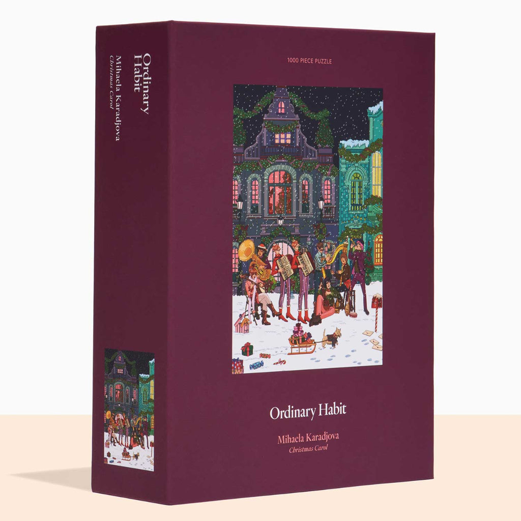 Christmas Carol 1000 Piece Christmas Puzzle by Ordinary Habit