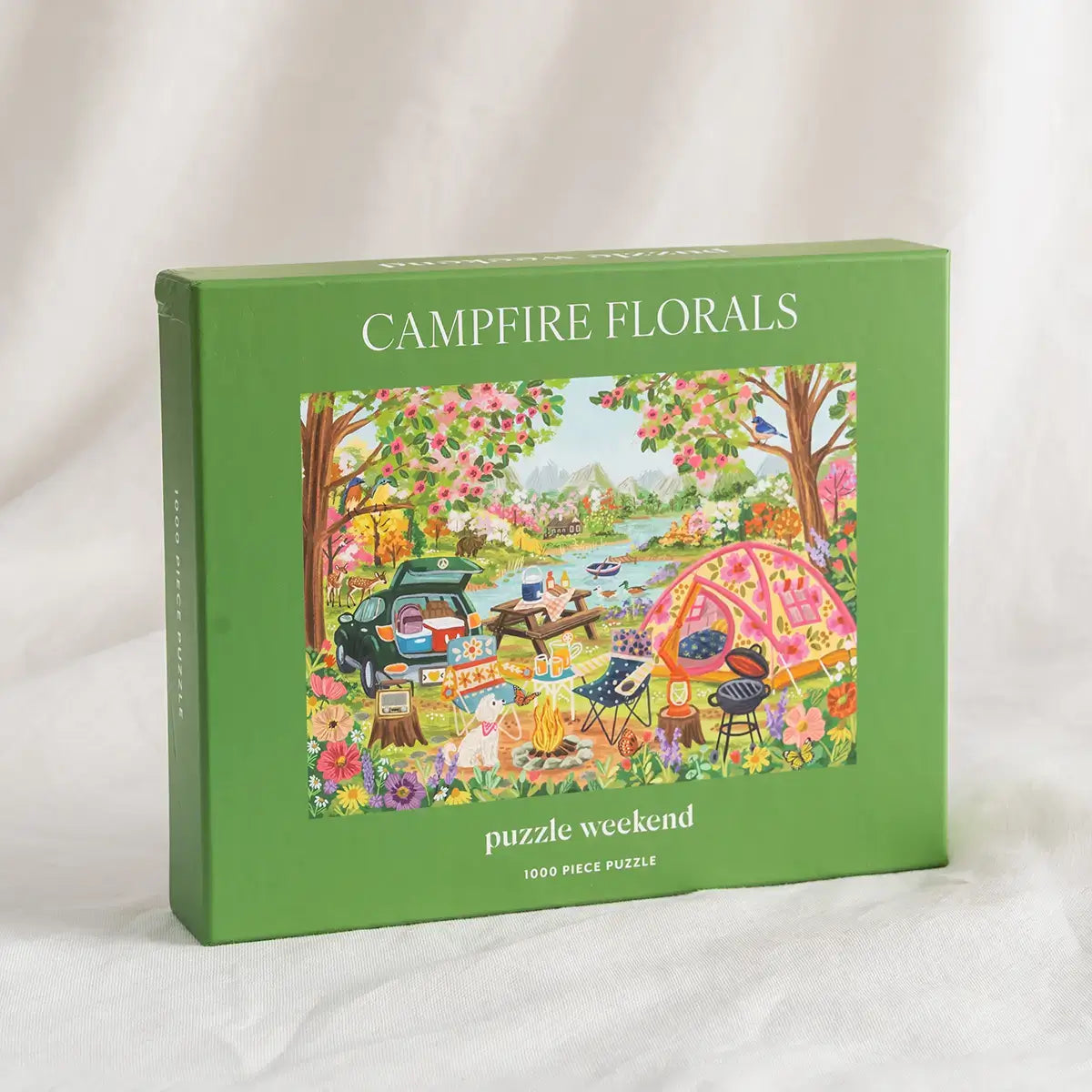 Campfire Florals 1000 Piece Puzzle by Olivia Gibbs for Puzzle Weekend