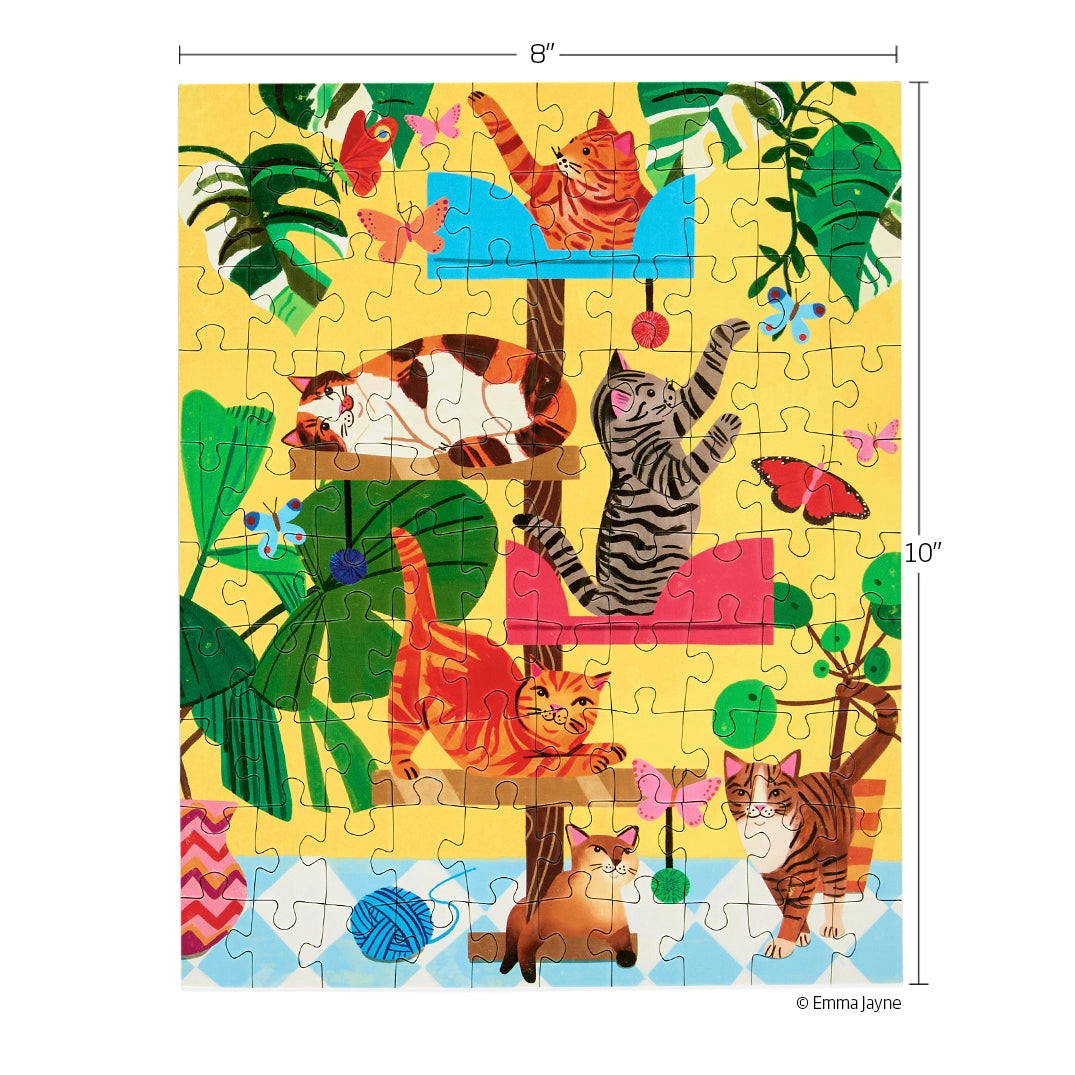 cat mini puzzle - werkshoppe puzzle snax