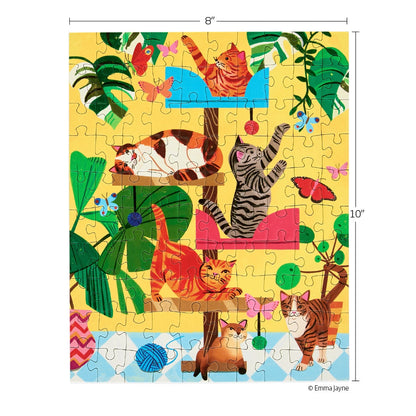 cat mini puzzle - werkshoppe puzzle snax