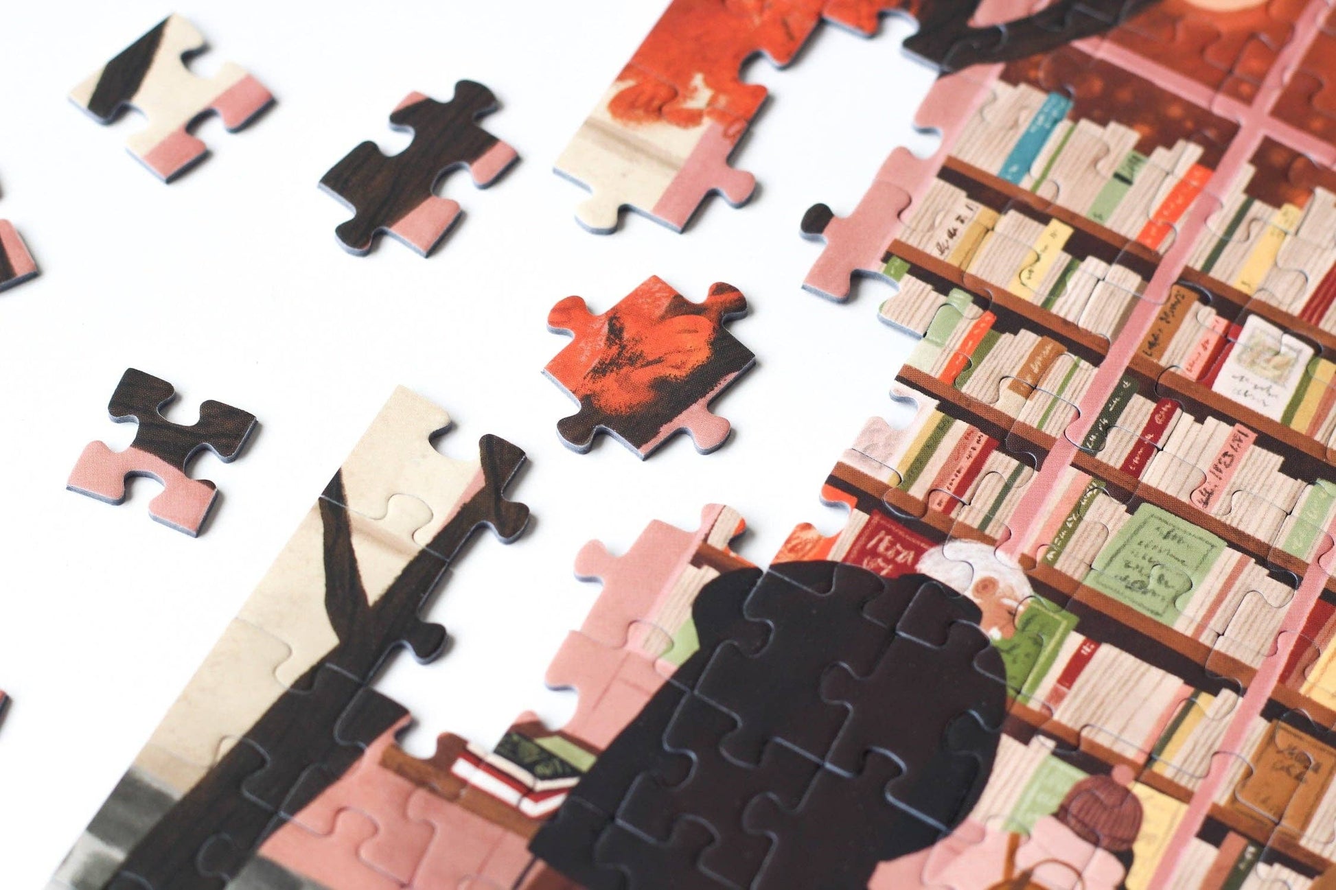 La Librairie Bookstore 500 Piece Puzzle by Piecely