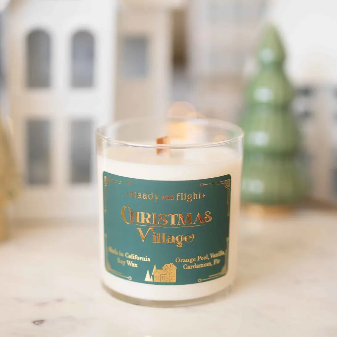 christmas candle by steady and flight