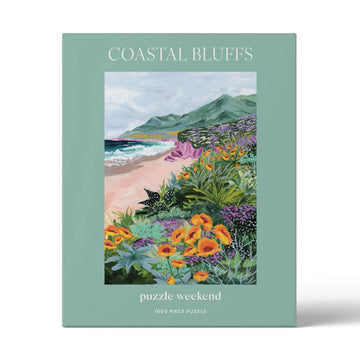 Puzzle Weekend Coastal Bluffs Puzzle by Sarah Gesek - Big Sur Gift