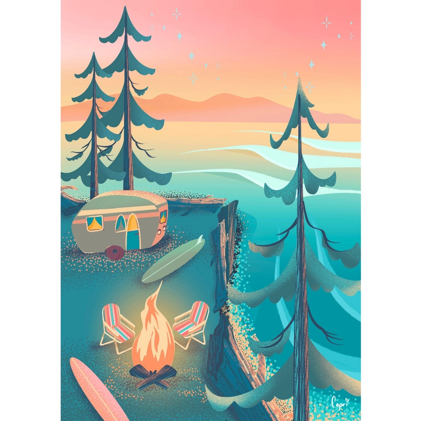 Coastal Camping puzzle by villager puzzles