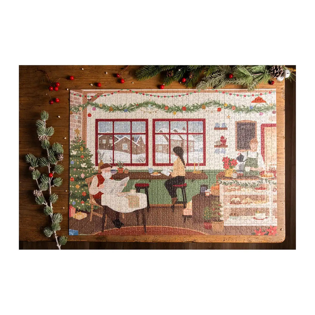 cozy christmas puzzle by trevell puzzles