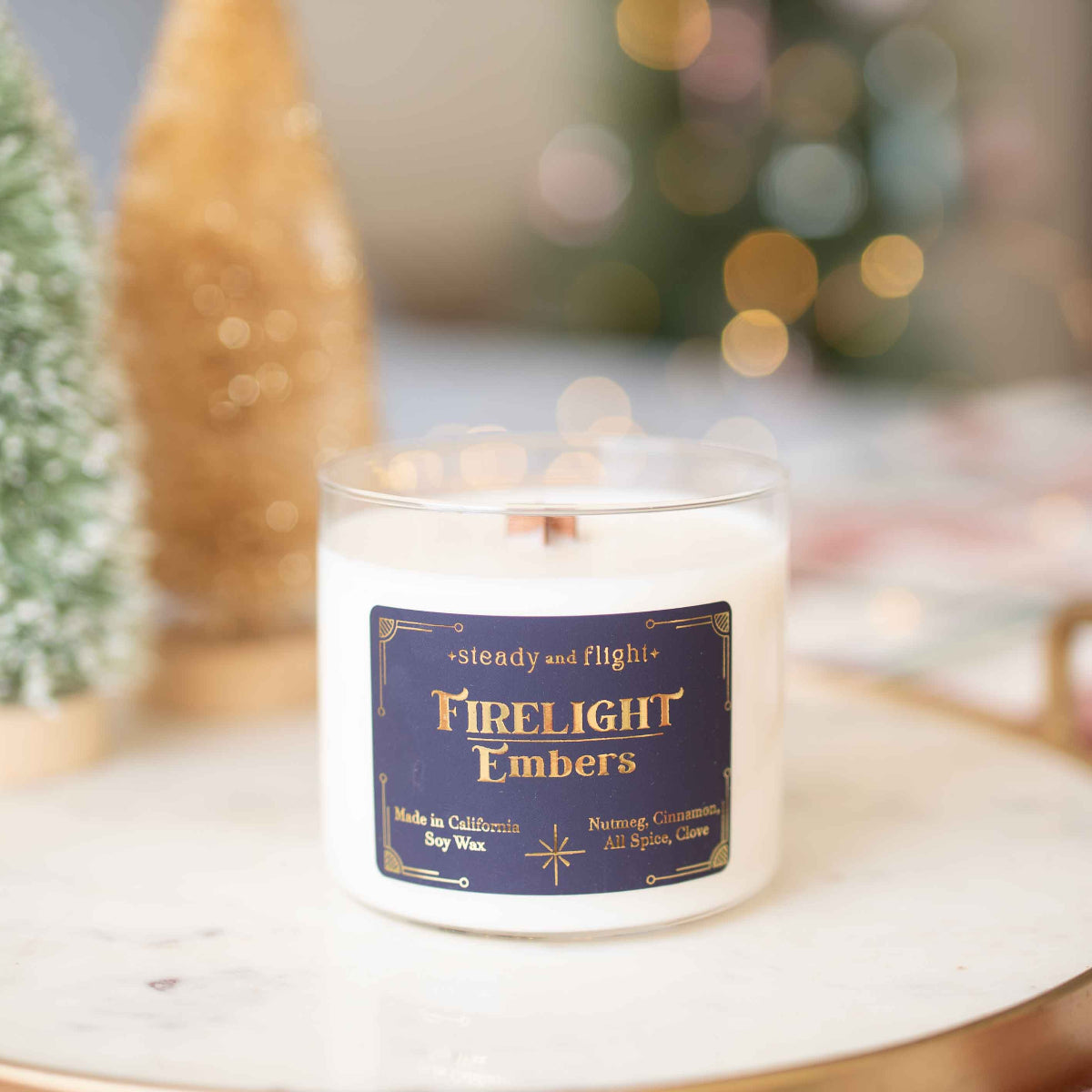 Firelight Embers Candle by steady and flight