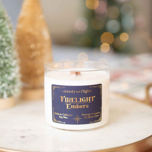 Firelight Embers Candle by steady and flight