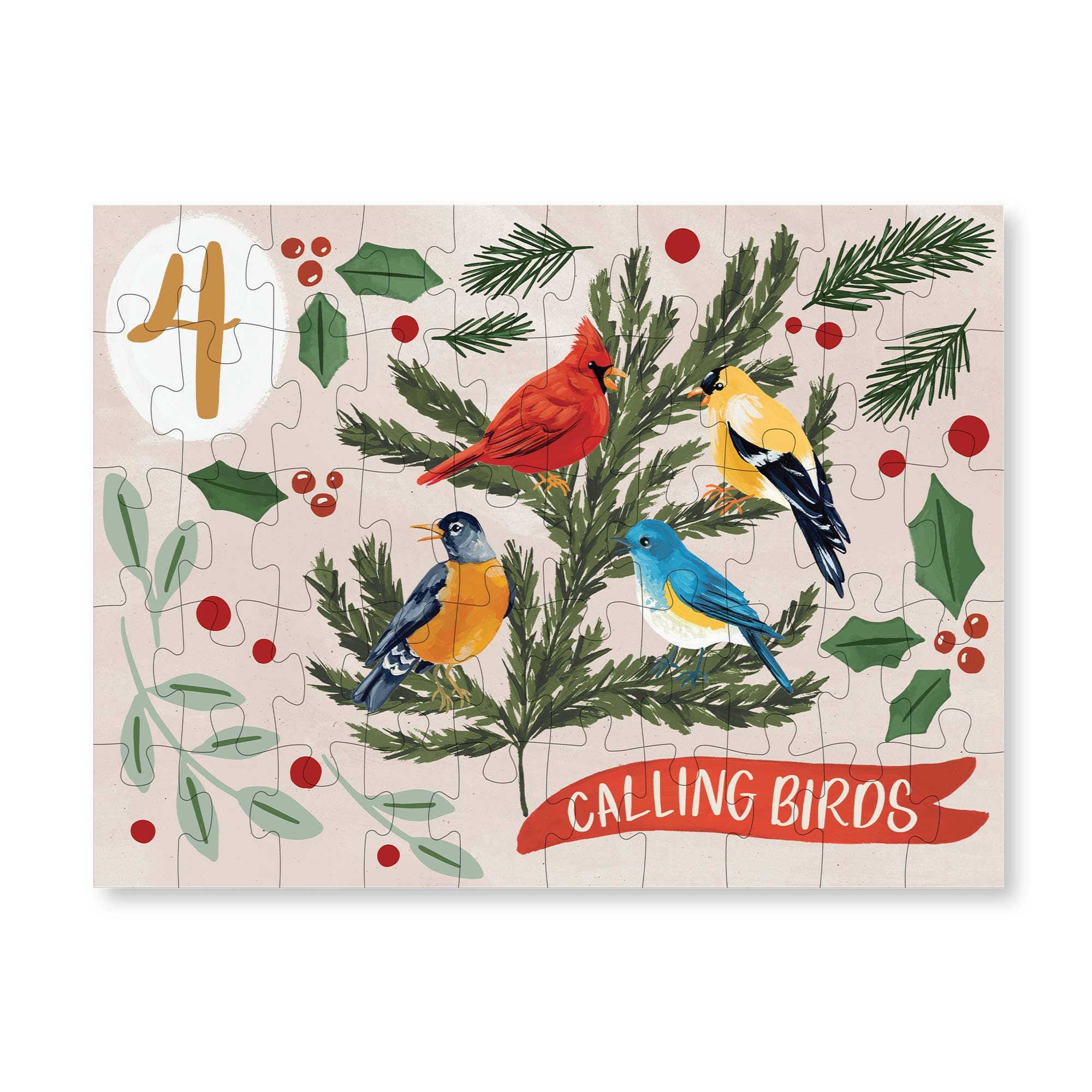 12 Days of Christmas • Set of 12 50-Piece Puzzles