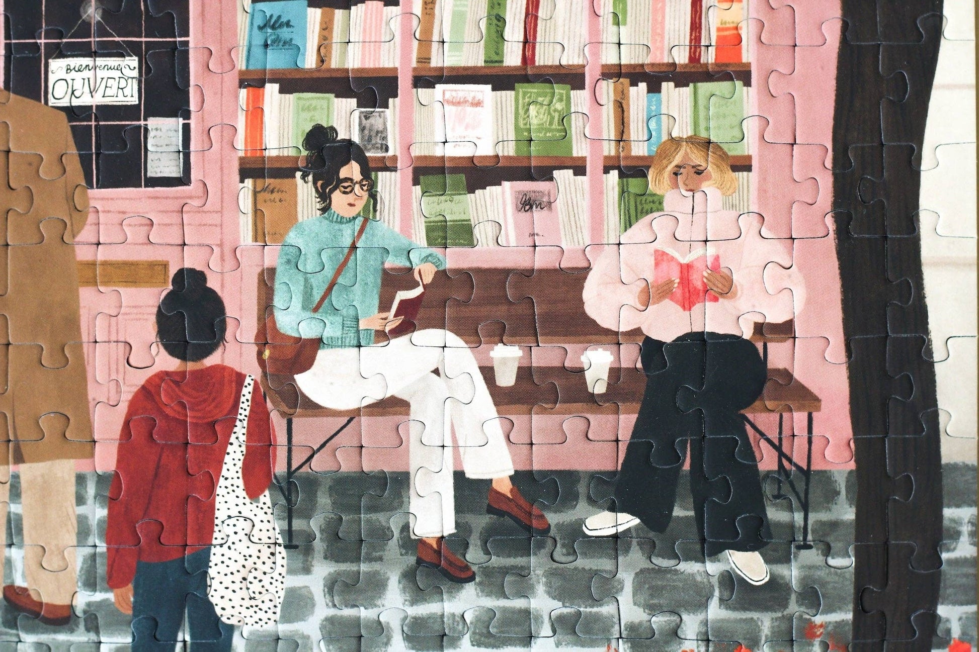 La Librairie Bookstore 500 Piece Puzzle by Piecely