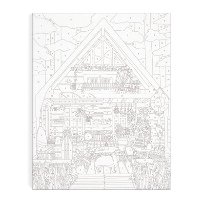 Surf Shack Hideaway Paint By Number Kit