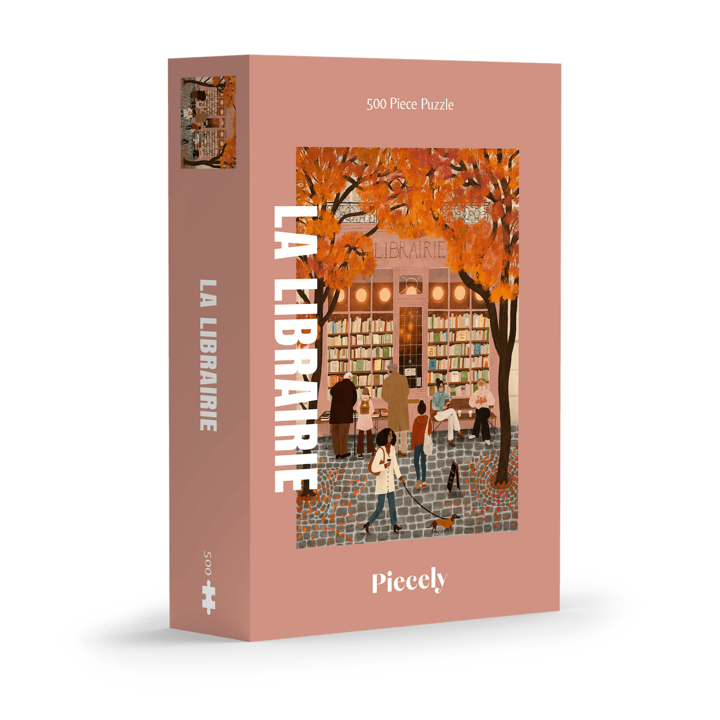 La Librairie Bookstore 500 Piece Puzzle by Piecely