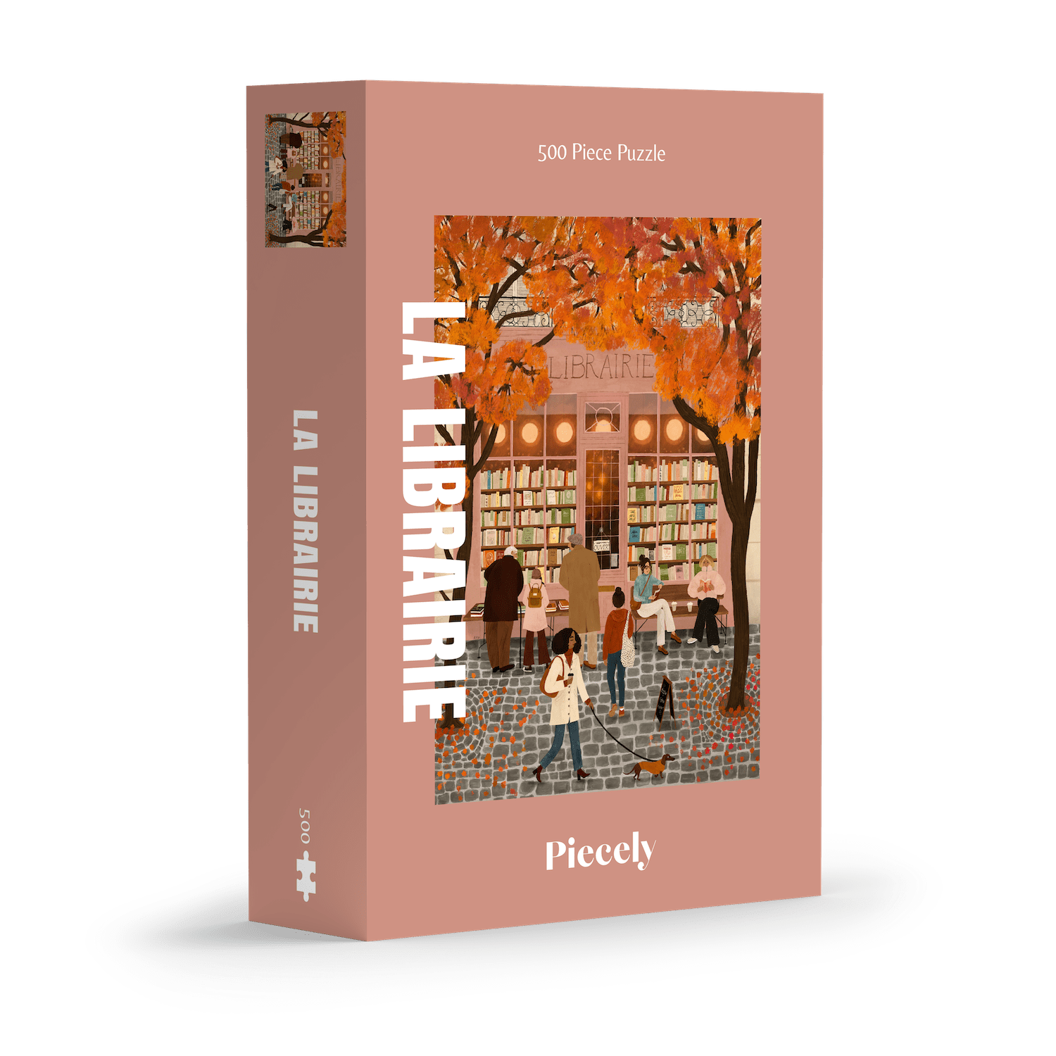 La Librairie Bookstore 500 Piece Puzzle by Piecely