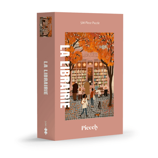 La Librairie Bookstore 500 Piece Puzzle by Piecely